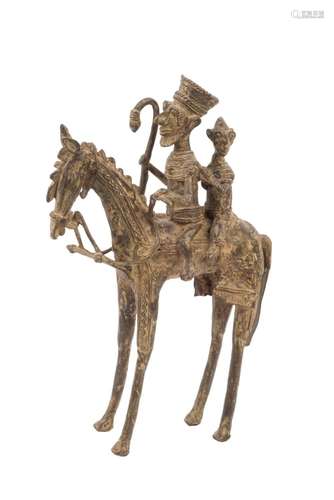 Bronze horse Dogon people Mali 20th Century