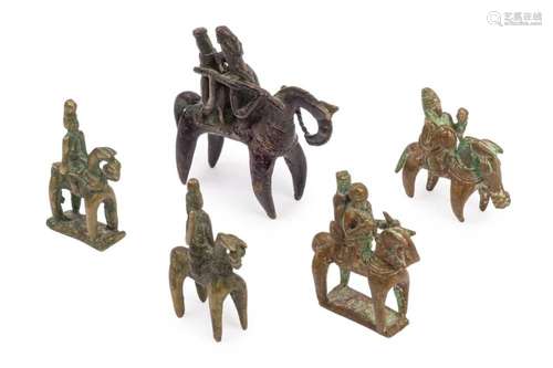 Bronze horses Dogon people Mali 20th Century