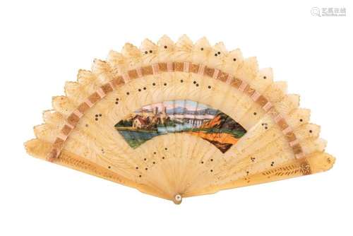 An Empire style fan. France circa 1820