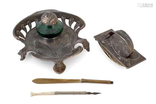 Jugendstil inkstand by WMF Circa 1900