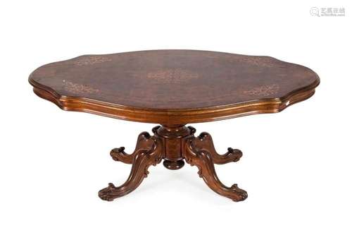 A Victorian mahogany table 19th Century