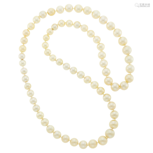 Long Cultured Pearl Necklace