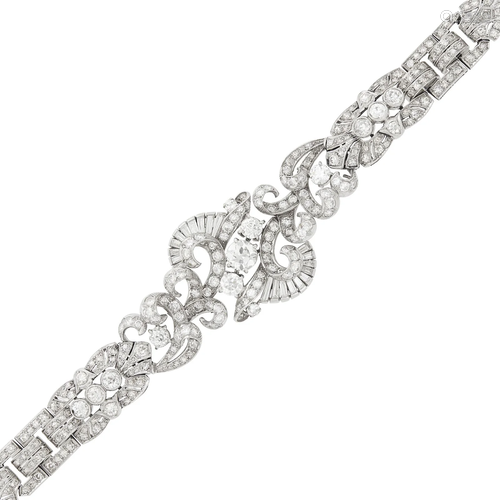 Platinum and Diamond Bracelet