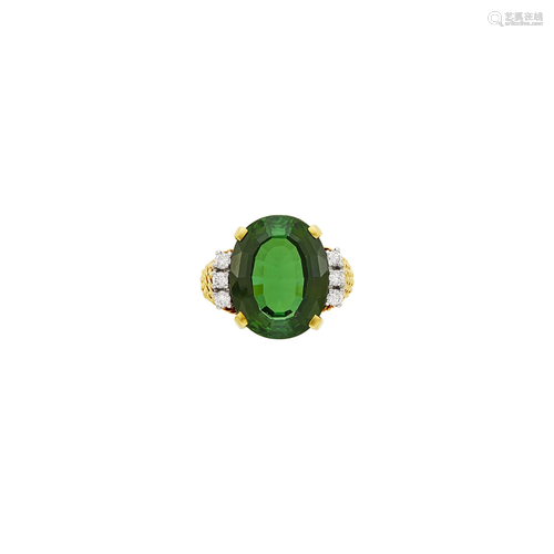 H. Stern Gold and Tourmaline Ring