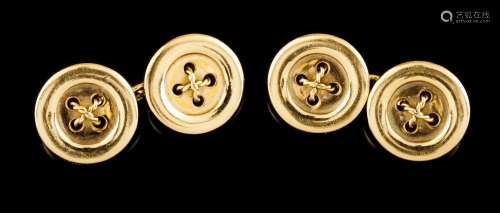 A pair of cufflinks