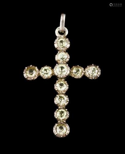 A cross pendant