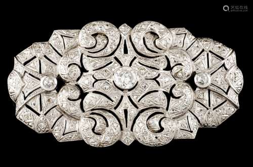 A mid-century brooch