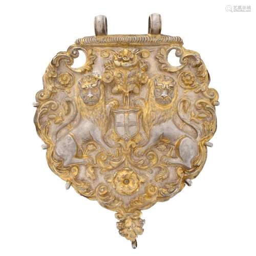 Spanish Colonial Coat of Arms Pendant