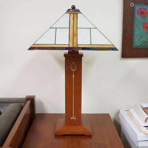 Stickley Leaded Glass Lamp