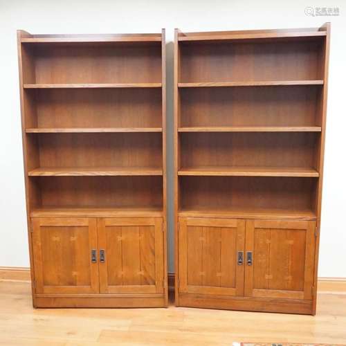 Pair of Stickley Bookcases