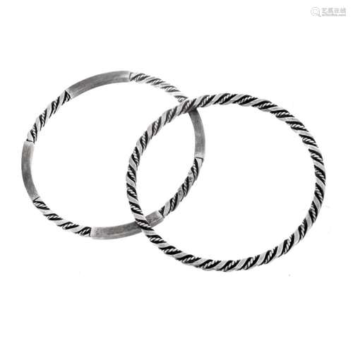 Georg Jensen Silver Bangles