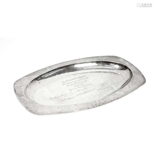 Sterling Oval Tray