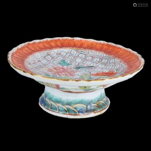 Chinese Famille Rose Porcelain Dish