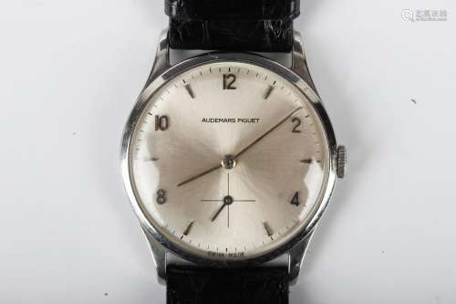 An Audemars Piguet platinum cased gentleman's wristwatch, ci...