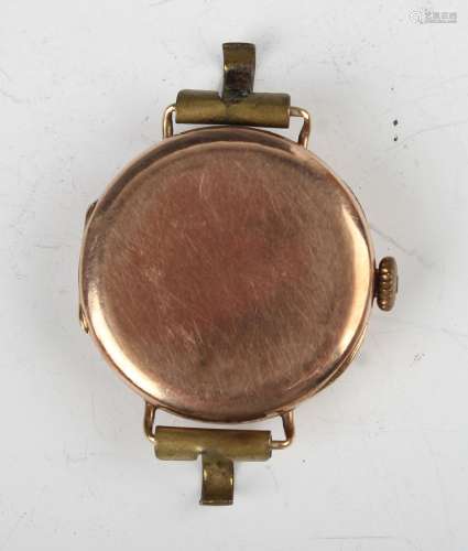 A Cyma Cymaflex 9ct gold cased lady's wristwatch with signed...