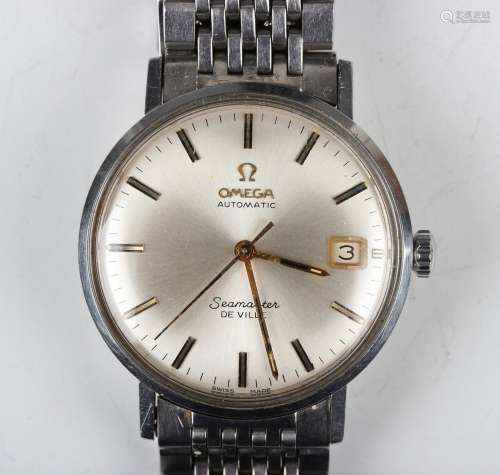 An Omega Automatic Seamaster de Ville stainless steel gentle...