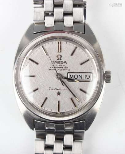 An Omega Constellation Automatic chronometer stainless steel...