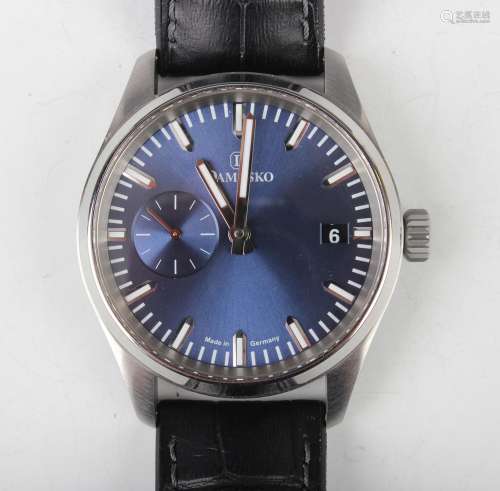 A Damasko DK 105 steel cased gentleman's wristwatch, circa 2...