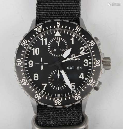 A Damasko DC 66 Automatic steel cased gentleman's chronograp...