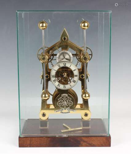 A late 20th century brass reproduction of Harrison's sea clo...