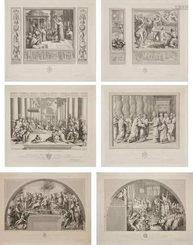 Italian school; second half of the XIX century.No title.Set ...