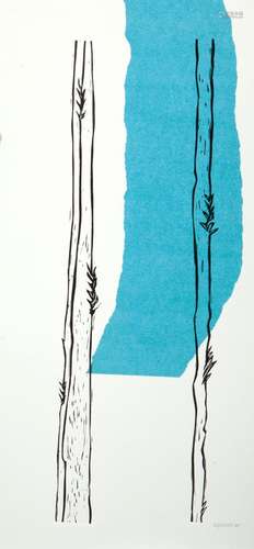 PAZ AYMERICH (Current).Untitled, 2021.Woodcut on intervened ...