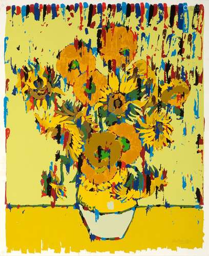 JOSE MARIA MOLINA CIGES (Valencia, 1938)."Sunflowers&qu...