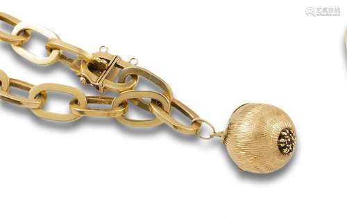 Bracelet, 1970s, 18 kt yellow gold.