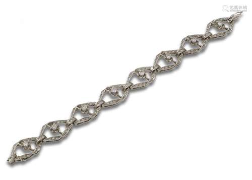 Bracelet, 1960s, platinum.