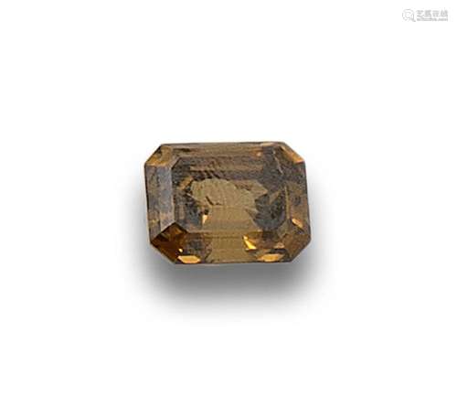 Natural diamond, emerald cut, 4.12 ct.,