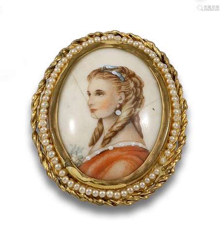 Brooch - LIMOGES