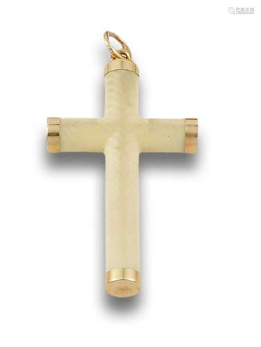 Bone cross pendant