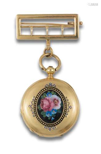 Saboneta lady s pocket watch,