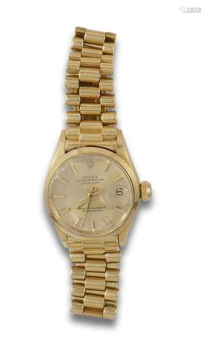 ROLEX OYSTER PERPETUAL DATE JUST wristwatch for women, autom...