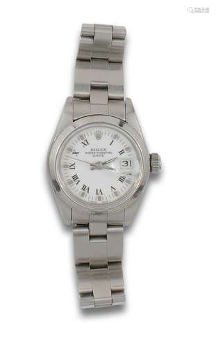 ROLEX OYSTER PERPETUAL DATE wristwatch, automatic movement.