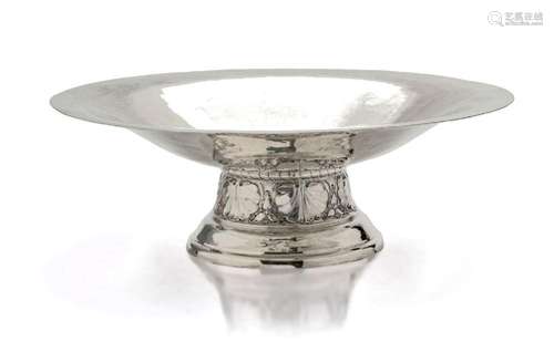 BSC STERLING SILVER, ARTS AND CRAFTS COMPOTE H 4" DIA 1...