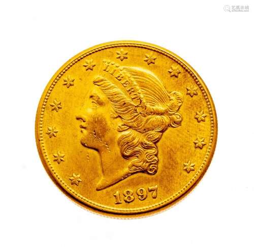 US $20 GOLD COIN 1897 (1)