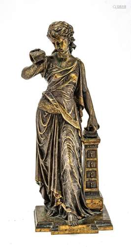 EUTROPE BOURET, (FRENCH, 1833-06) BRONZE CLASSIC SCULPTURE, ...