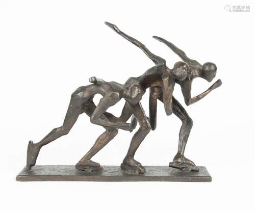 ELENA A. YANSON -MANIZGA (RUSSIA 1890-71) BRONZE CAST, C. 19...