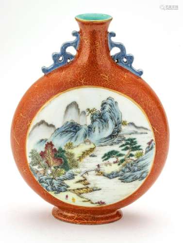 CHINESE DOUCAI PORCELAIN VASE, H 11.25", W 8.25"