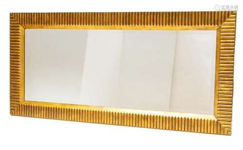 PIER MIRROR, BAMBOO STYLE GILT FRAME H 78" W 37", ...