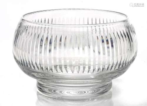 GUCCI CRYSTAL BOWL H 5" DIA 9"