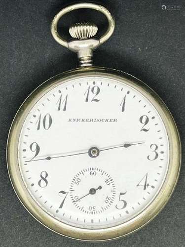 KNICKERBOCKER POCKET WATCH RUNNING