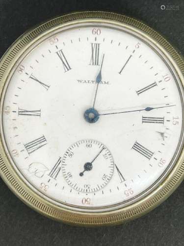 WALTHAM SWING OUT 18 SIZE POCKET WATCH