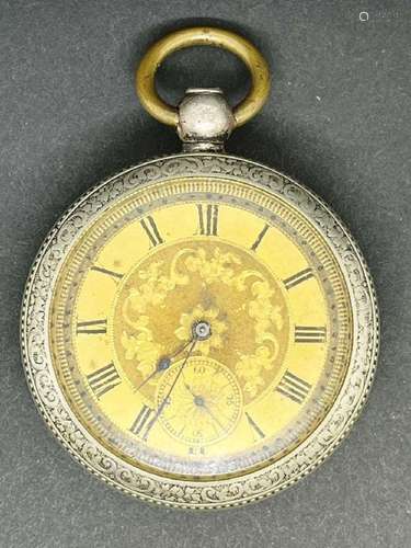 UNBRANDED KEY WIND ANTIQUE POCKET WATCH