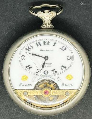 Hebdomas 8 Jours/8 Days Pocket Watch