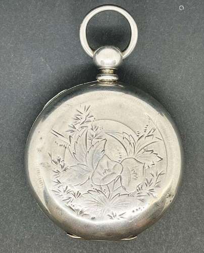 A.W. Co. WALTHAM 18 SIZE KEY WIND POCKET WATCH