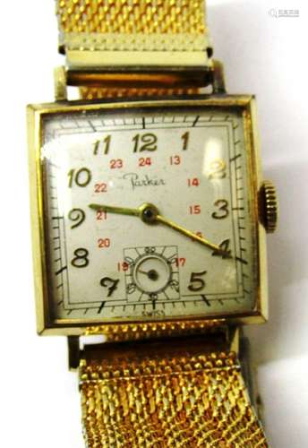 VINTAGE PARKER SWISS MENS WATCH