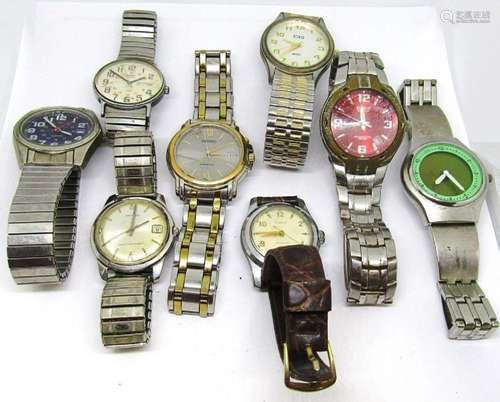 (8) VINTAGE MENS WRIST WATCHES