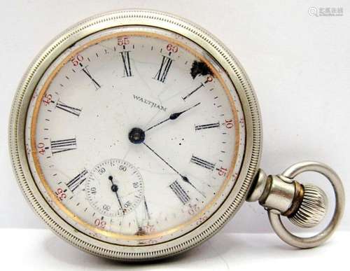 1907 WALTHAM POCKET WATCH 18 SIZE